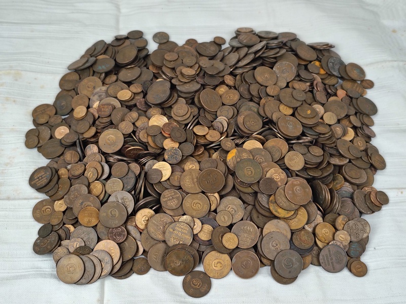 Kopparmynt, Sverige, ca 7 kg