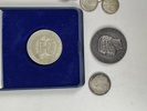 Silvermynt/Minnesmedalj bl.a. Barth Coin m.fl
