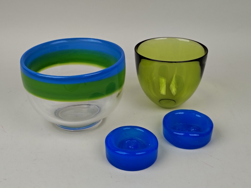 Glas, 4 delar bl.a. Erik Höglund