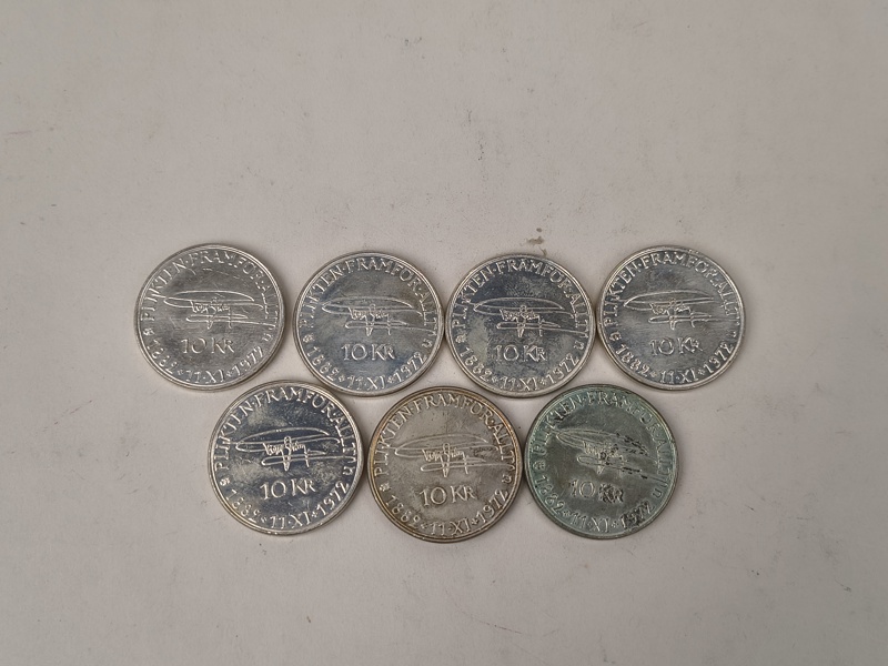 Silvermynt, 10 kr
