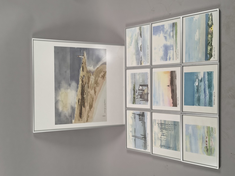 Parti tryck, Kustmotiv