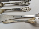 Silverbestick, bl.a. frukostbestick 900 Silver
