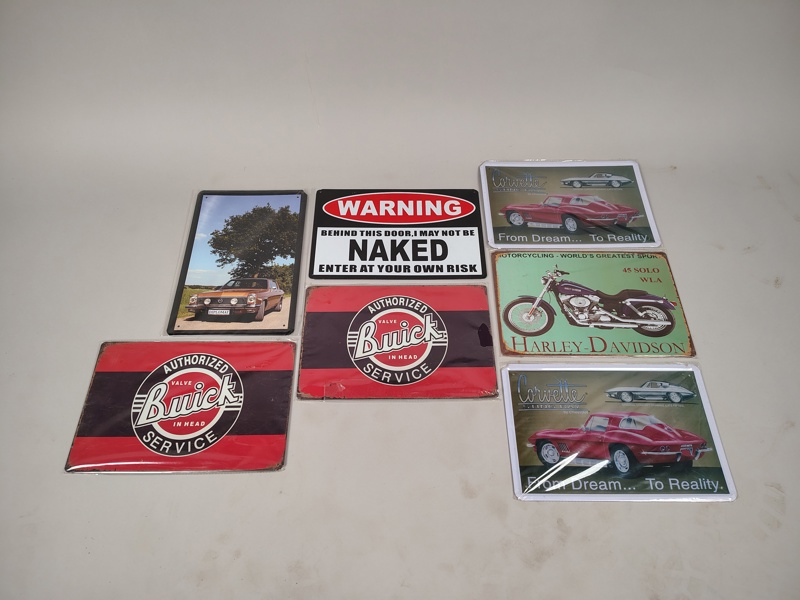 Plåtskyltar, Nutida