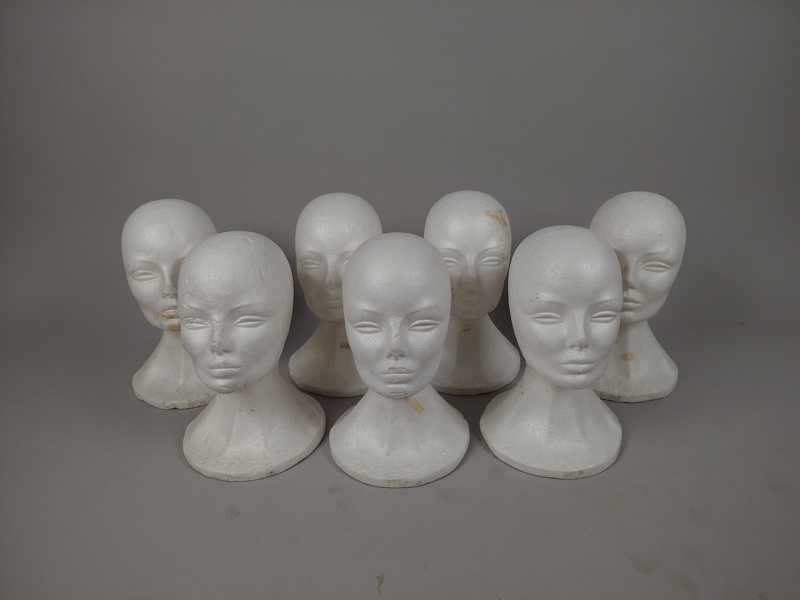 Mannekänghuvud, Cellplast