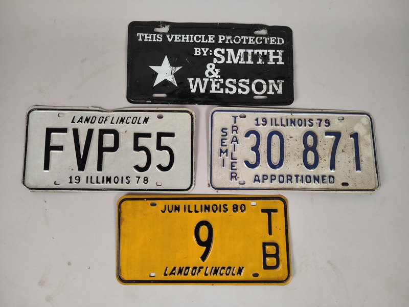 Registreringsskyltar, m.fl. USA