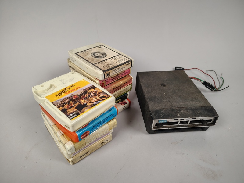 Stereo 8 med kassetter