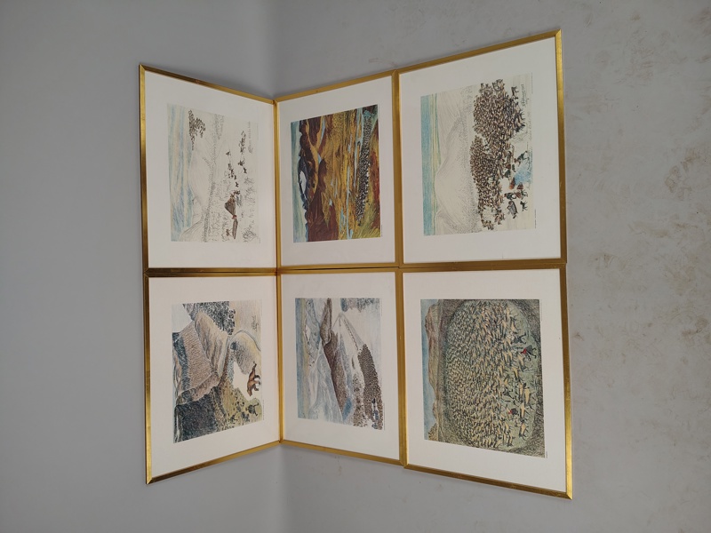 Eftertryck 6 st, Samiska motiv