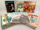 Parti LP-/vinylskivor,  blandad genre bl.a.  50-/60-tal