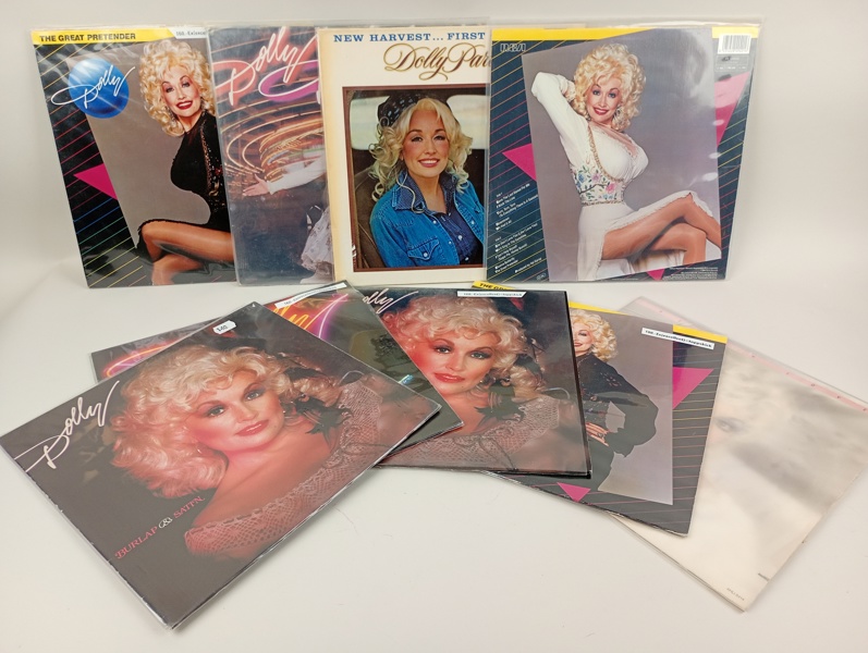 Parti LP-/vinylskivor, Dolly Parton 9 st