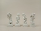 Figuriner 4 st, "Di fire piner" Svend Lindhart Bing & Gröndahl