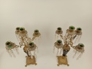 Bordskandelabrar, par Oscarianska, sent 1800-tal