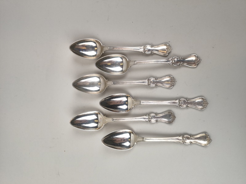  Dessertskedar Silver "Olga" 6 st