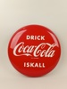 Reklamskylt " Drick Coca Cola Iskall" Plåt 