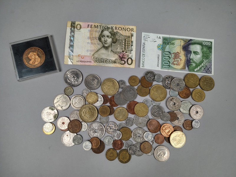 Diverse Mynt & Sedlar