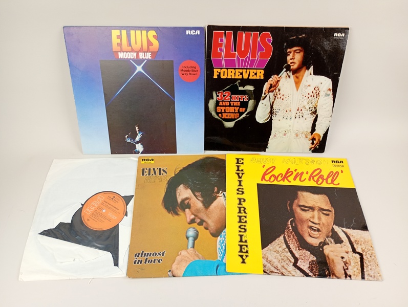 LP-skivor, Elvis 5 st