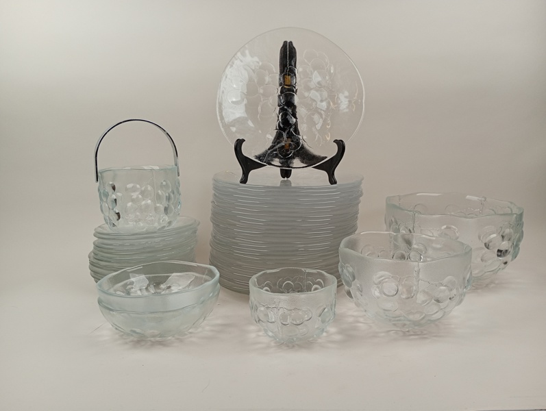 Glasservis, "Druvan" Ann Wärff, Kosta Boda