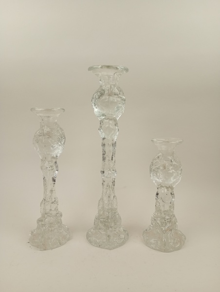 Ljusstakar 3 st, Pertti Santalahti Humppila Finland