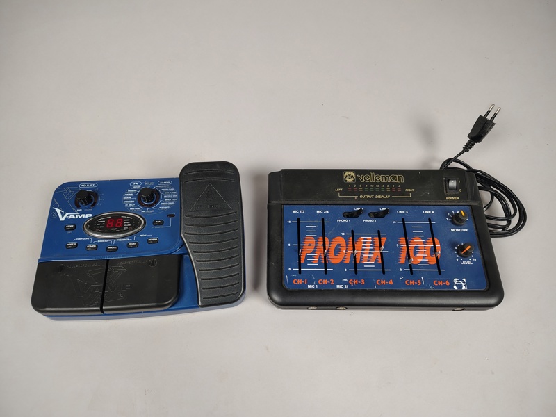 Ljudmixer & Effektpedal bl.a. Behringer