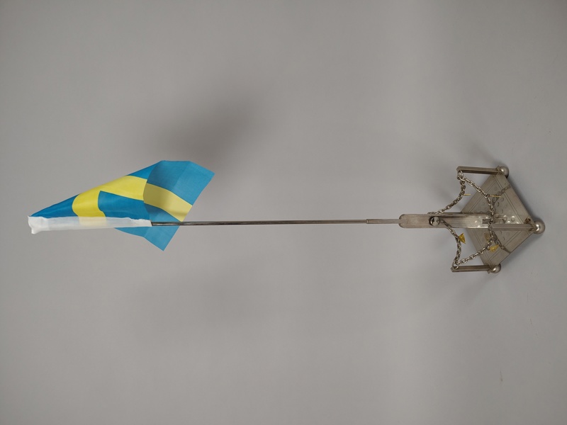 Bordsflagg / Bordsstandard, metall