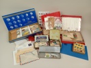 Parti vykort, brev & frimärken