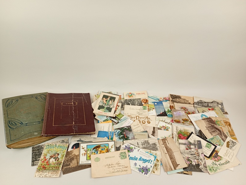 Parti brefkort, vykort m.fl