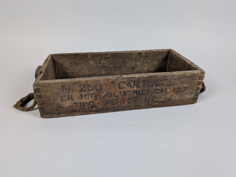Ammunitionslåda, trä