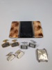 Armbandsur, cigarettetui & Manschettknappar