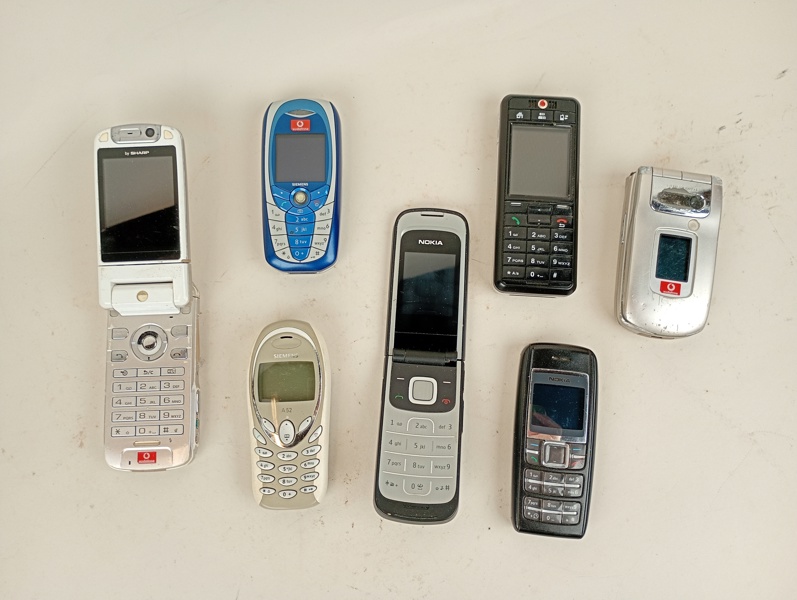 Parti mobiltelefoner bl.a. Nokia/Siemens