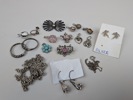 Silversmycken bl.a. Broscher