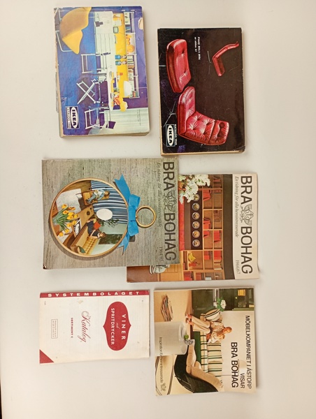 Kataloger 6 st bl.a. Bra Bohag