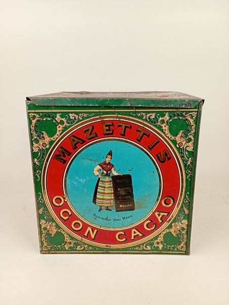 Plåtburk, Mazetti Ögoncacao