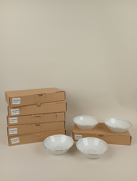 Skålar 12 st, "Moments" Maria Montazami Fyrklövern, obegagnade