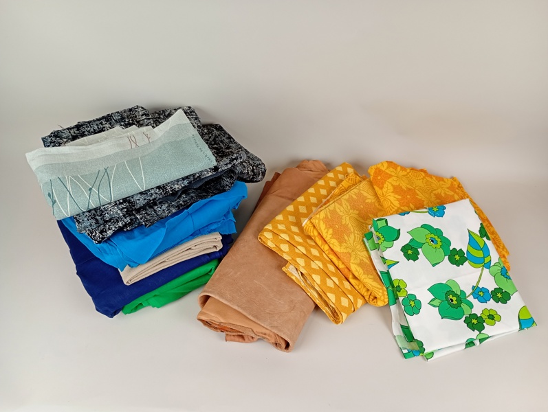 Textilier, stuvbitar m.fl