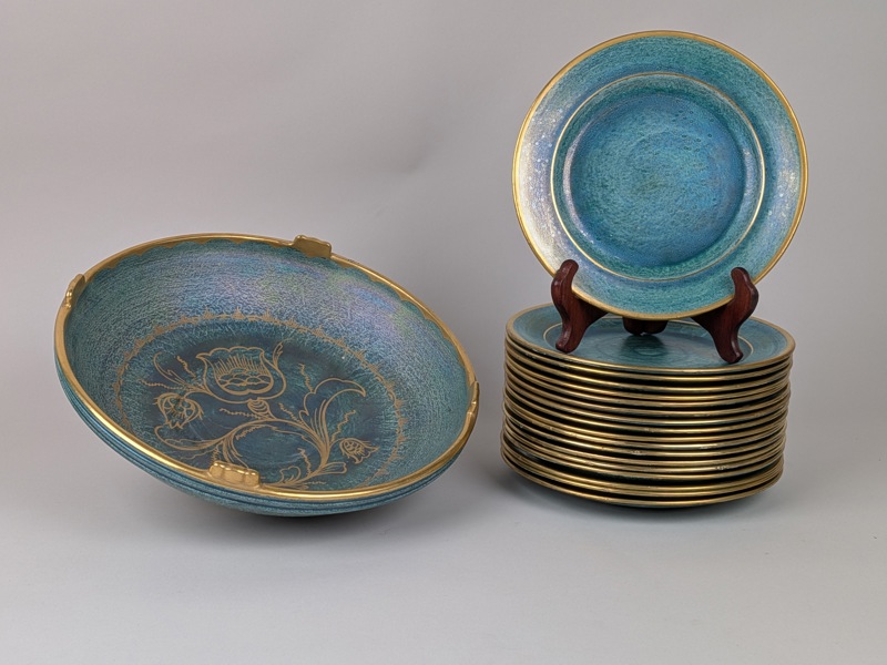 Fruktservis, Josef Ekberg, Gustavsberg