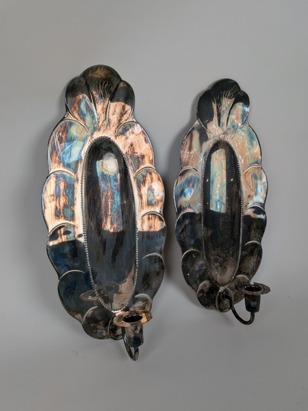 Vägglampetter, Nysilver