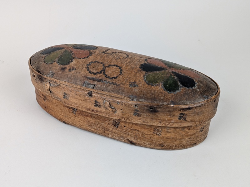 Svepask, Trä Daterad 1856 Allmoge Skåne