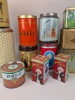 Parti Plåtburkar bl.a. Kaffe