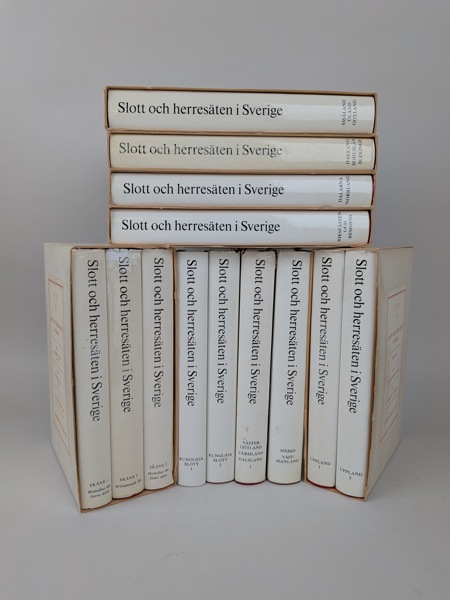 Bokband, "Slott & Herresäten i Sverige" 13 st