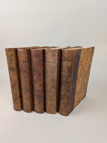 Bokband, "Svenska Gods & gårdar Skåne" 1937 5 delar