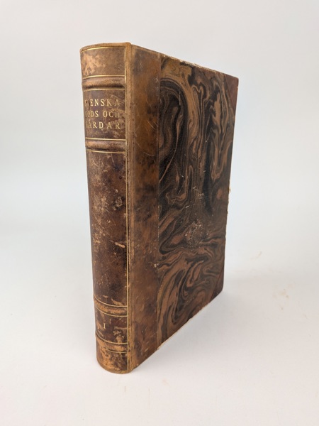  Bok, "Svenska Gods & Gårdar" del 1 Erik Åkerhielm, 1930