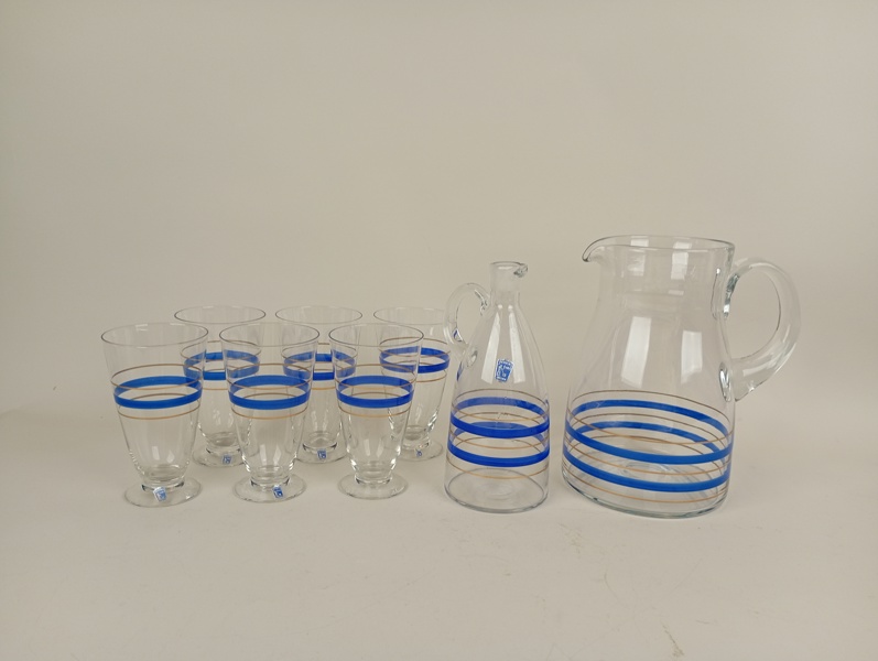 Glasservis, Johansfors, 8 delar