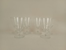 Vinglas, slipad dekor, 6 st