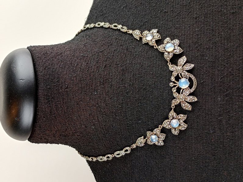 Collier, Silver Art Deco