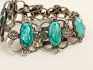 Armband, Silver & Turkoser, Art Nouveau