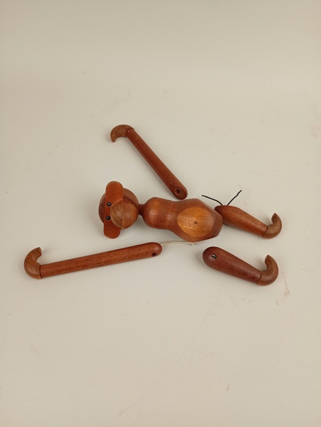 Träleksak/Figurin, "Apa" Kay Bojesen, teak