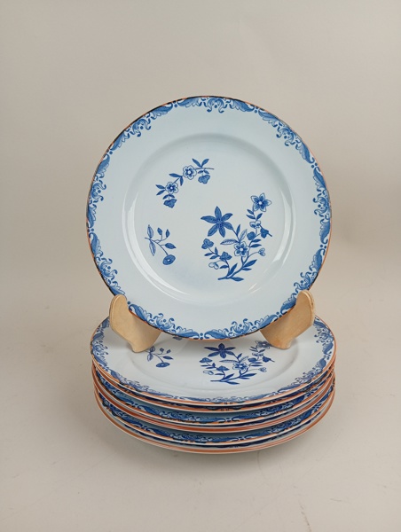 Assietter 7 st, "Ostindia" Rörstrand