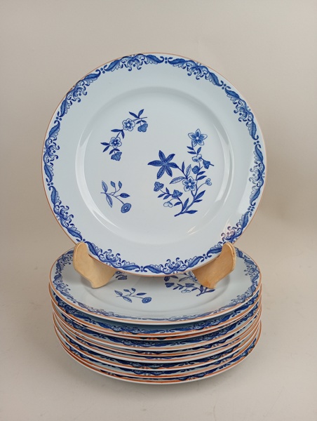 Mattallrikar 10 st, "Ostindia" Rörstrand