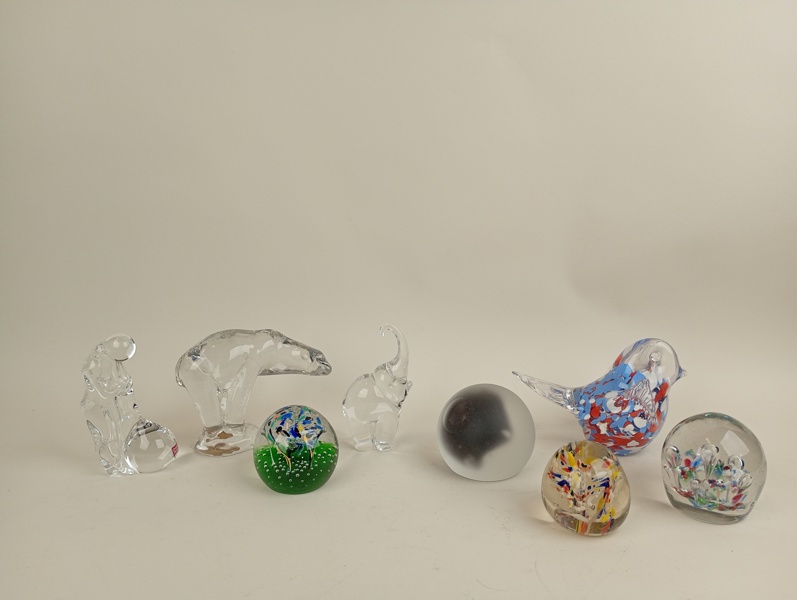 Parti glaskonst bl.a. Orrefors