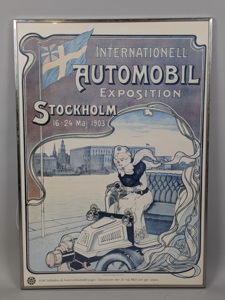 Poster, eftr. Automobil Exposition, Jubileumstryck 1970-tal