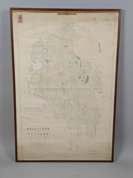 Inramad karta, Källviken & Visland